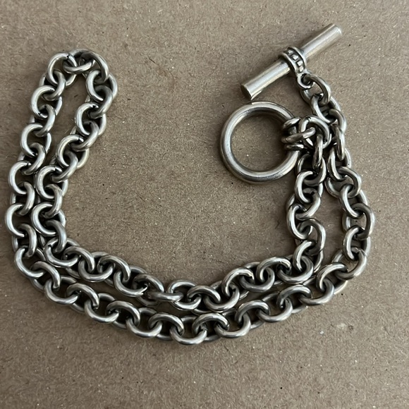 Slane Sterling Silver Toggle Necklace - Picture 2 of 3